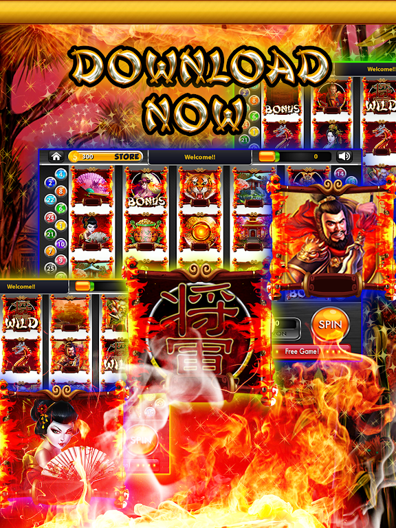 Blazing Samurai Slots – Free Screenshot2