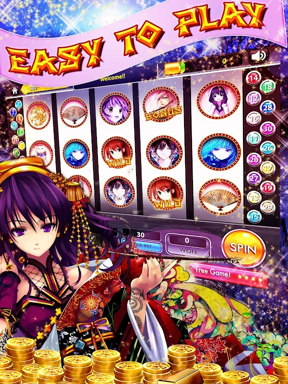 Anime Slots – Tokyo Pokies Screenshot1