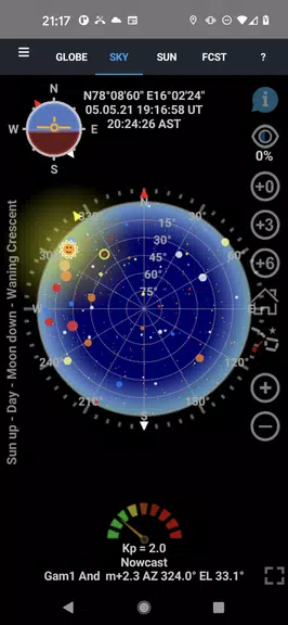 Aurora Forecast 3D Screenshot2