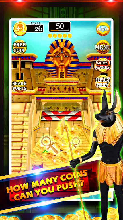 Gold of King Pharaoh Egypt - Coin Party Dozer Screenshot3