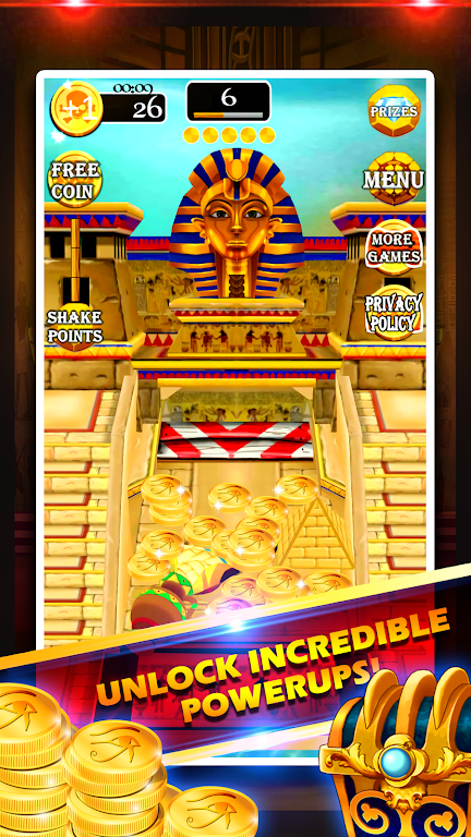 Gold of King Pharaoh Egypt - Coin Party Dozer Screenshot1