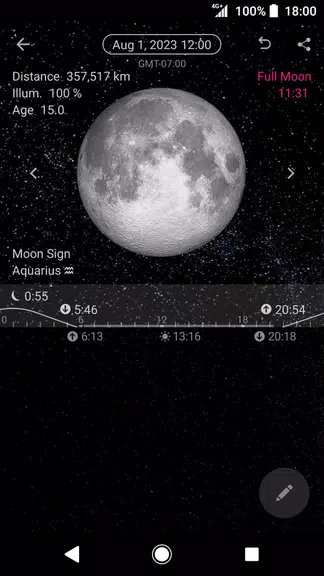 Simple Moon Phase Calendar Screenshot2