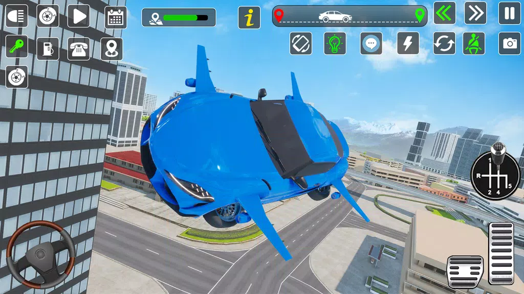 Flying Car Games Car Flight 3D Screenshot4