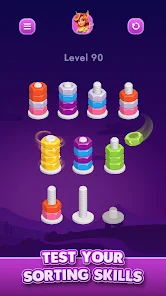 Nut Sort: Color Sorting Game Screenshot1