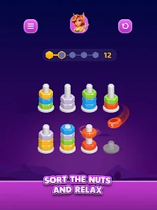 Nut Sort: Color Sorting Game Screenshot5