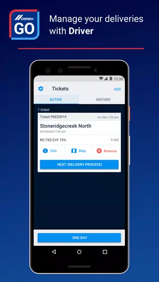 CEMEX Go - Driver Screenshot1