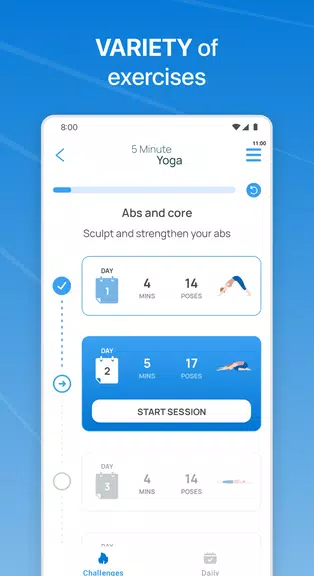 5 Minute Yoga Screenshot4