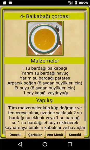 Bebekler İçin Yemek Tarifleri Screenshot3