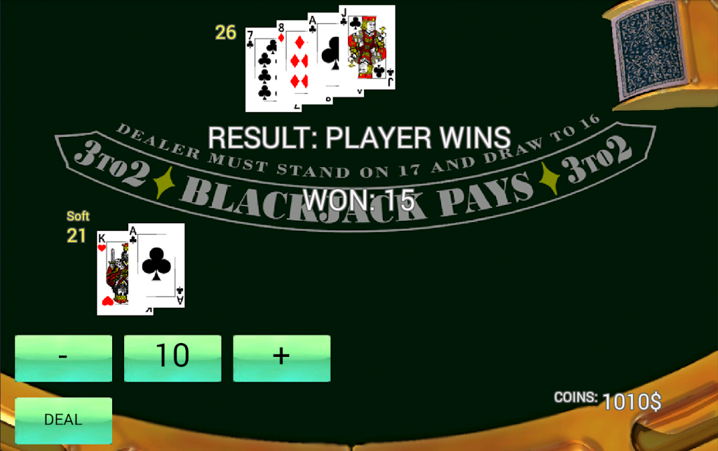 BlackJack Simulator Screenshot3