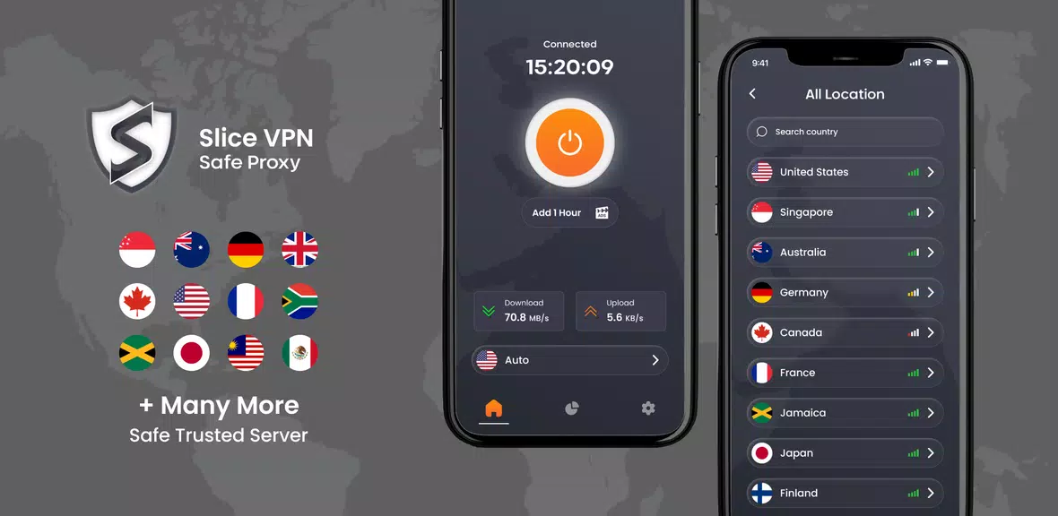 Slice VPN - Safe Proxy Screenshot1