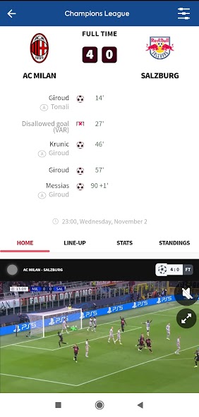 Live Football TV Streaming HD Mod Screenshot3