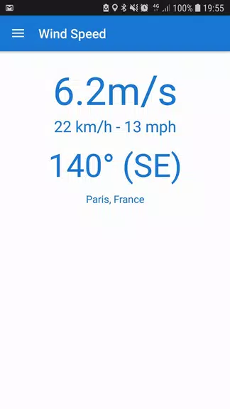 Wind speed and direction Screenshot1