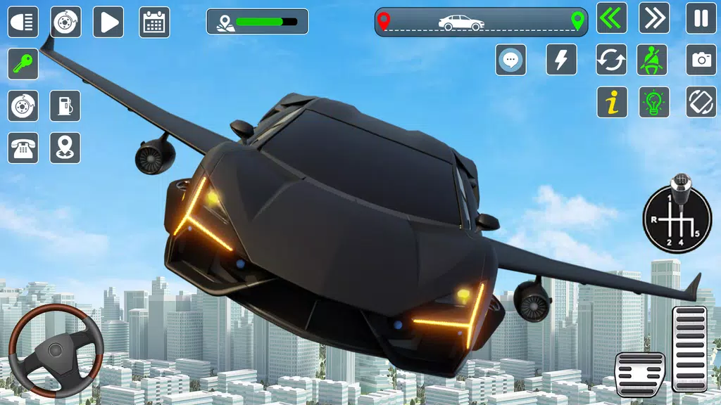 Flying Car Games Car Flight 3D Screenshot2