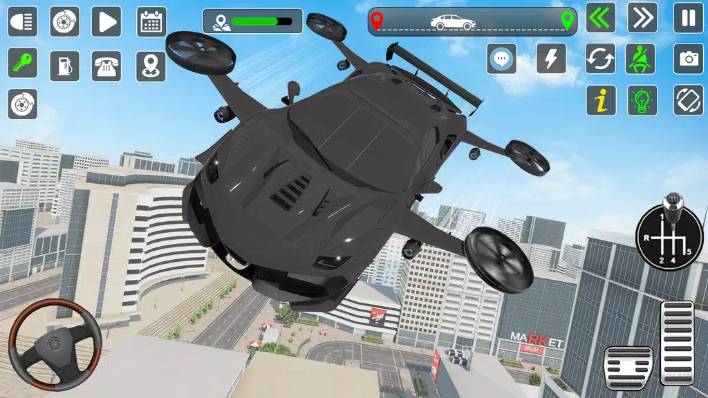 Flying Car Games Car Flight 3D Screenshot3