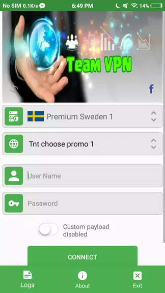 TeamVPN Screenshot1