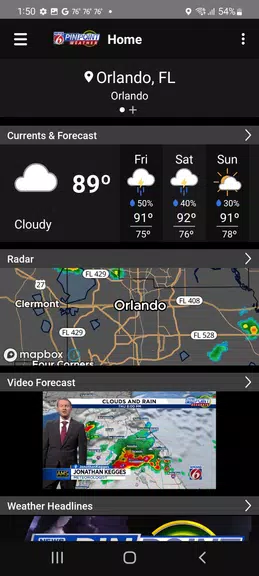 News 6 Pinpoint Weather - WKMG Screenshot1