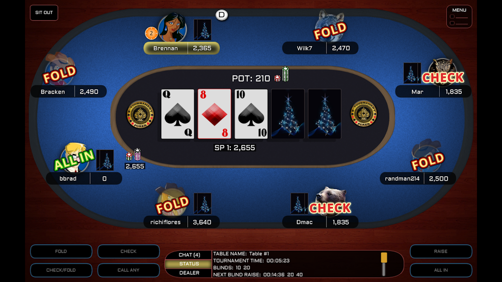 E-Tournament Poker Screenshot4