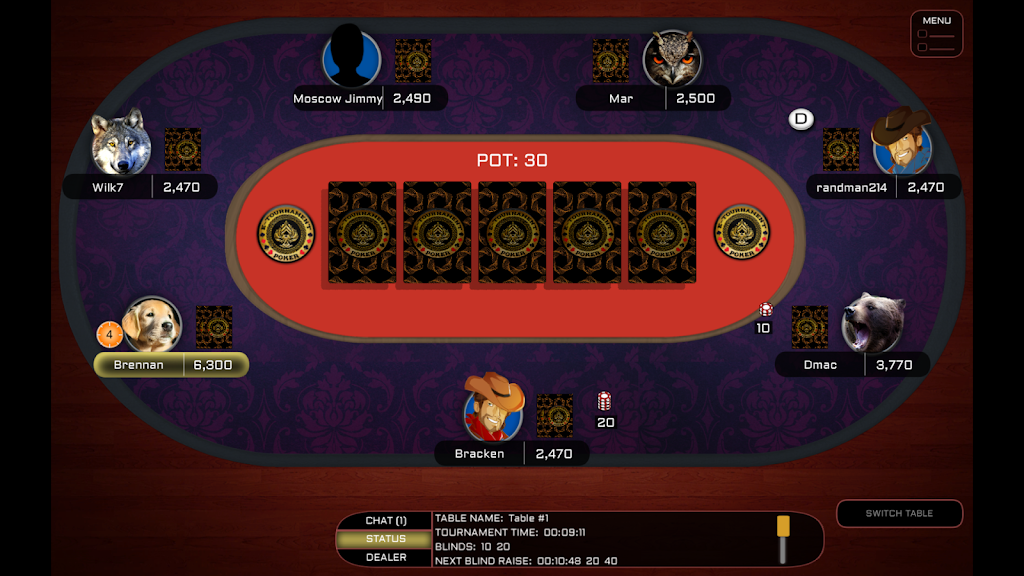 E-Tournament Poker Screenshot2