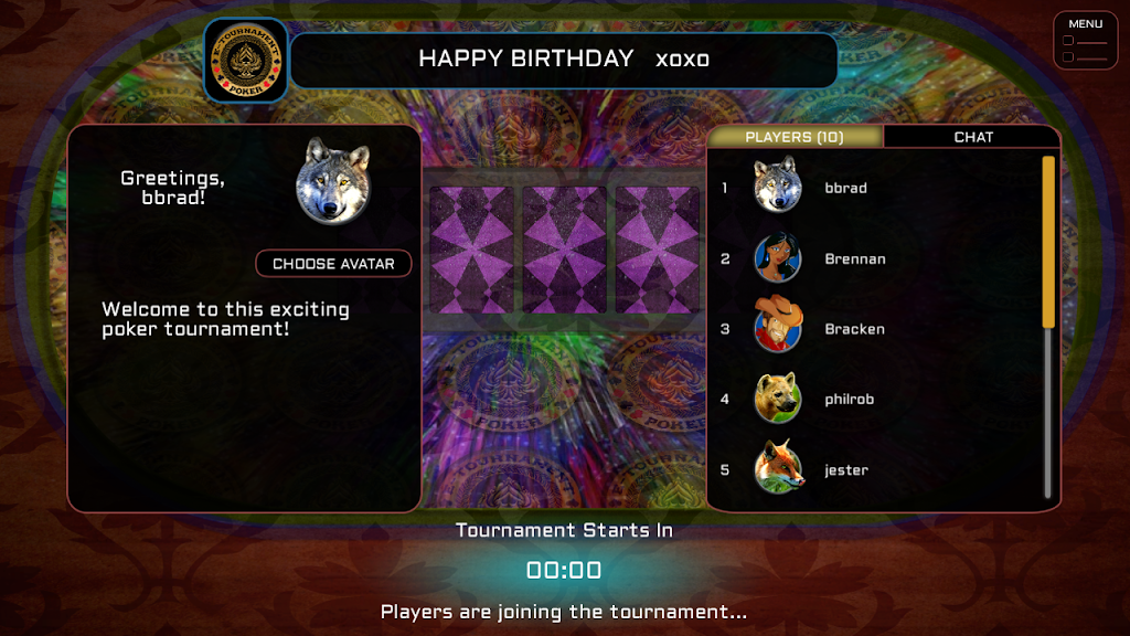 E-Tournament Poker Screenshot3