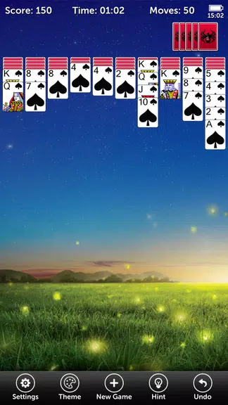 Spider Solitaire Pro - No Wifi Screenshot3