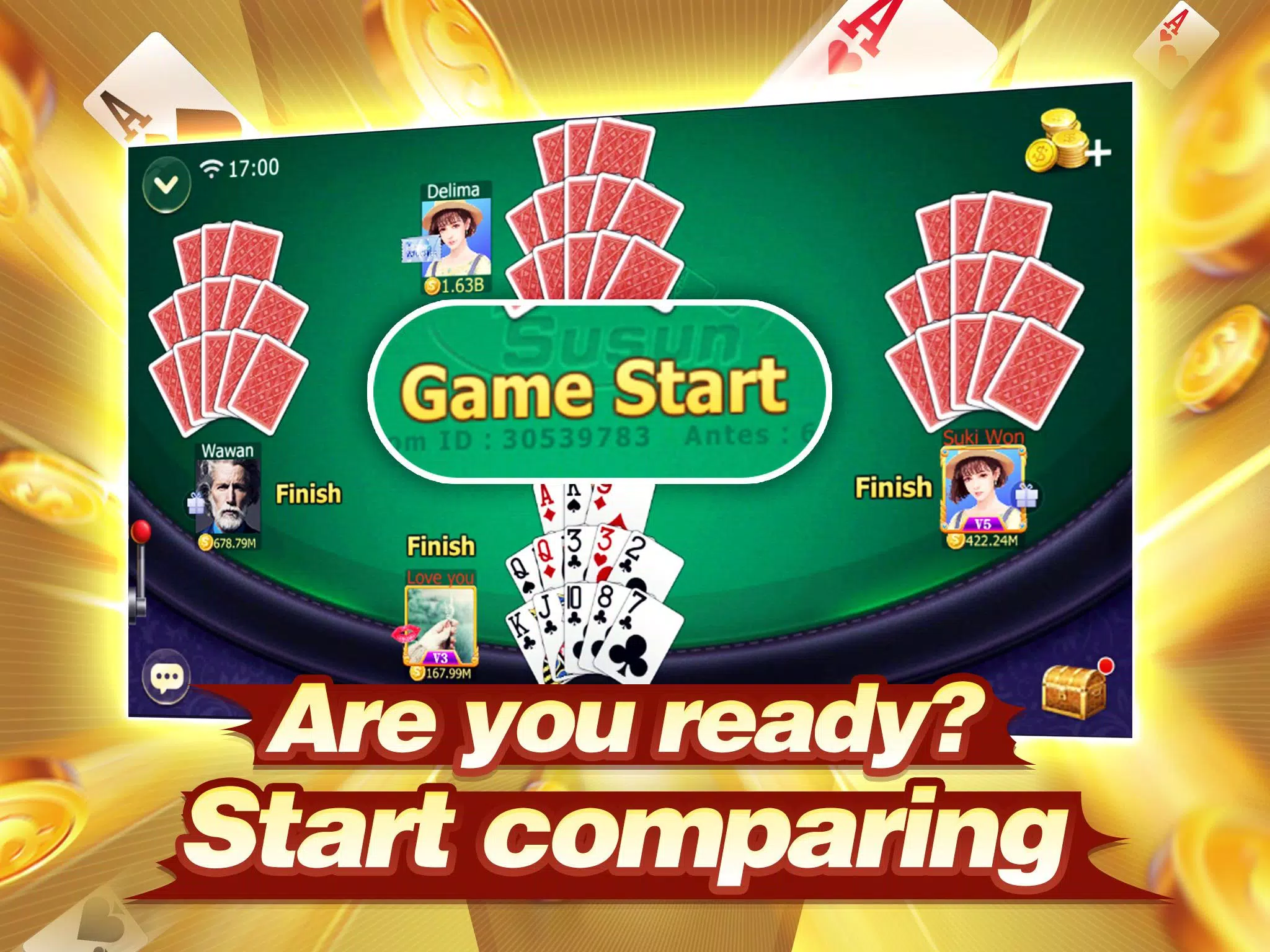 Capsa susun (Capsun) - Chinese Poker Screenshot1