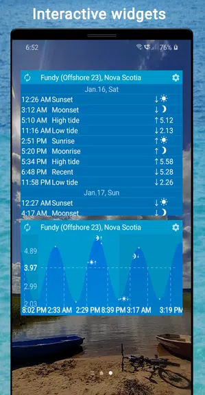 Tides app & widget - eTide HDF Screenshot1