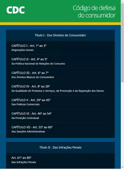 Código de Defesa do Consumidor Screenshot2