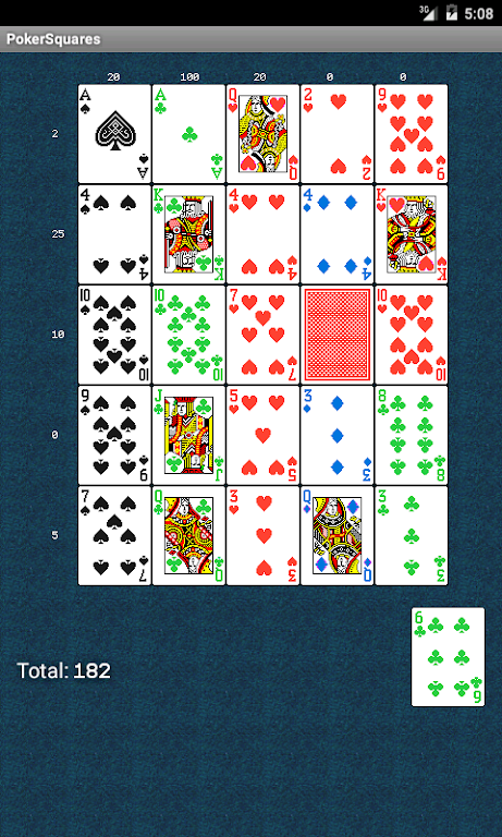 Poker Squares Screenshot1