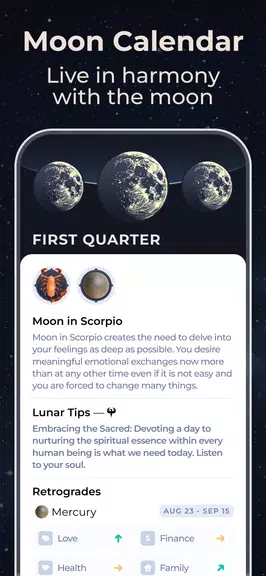 Moon Phase Calendar: Luna Screenshot2