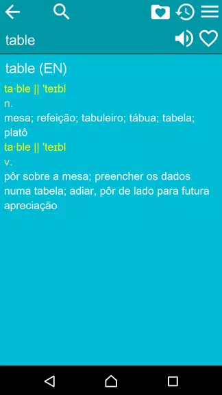 English Portuguese Dict Screenshot3