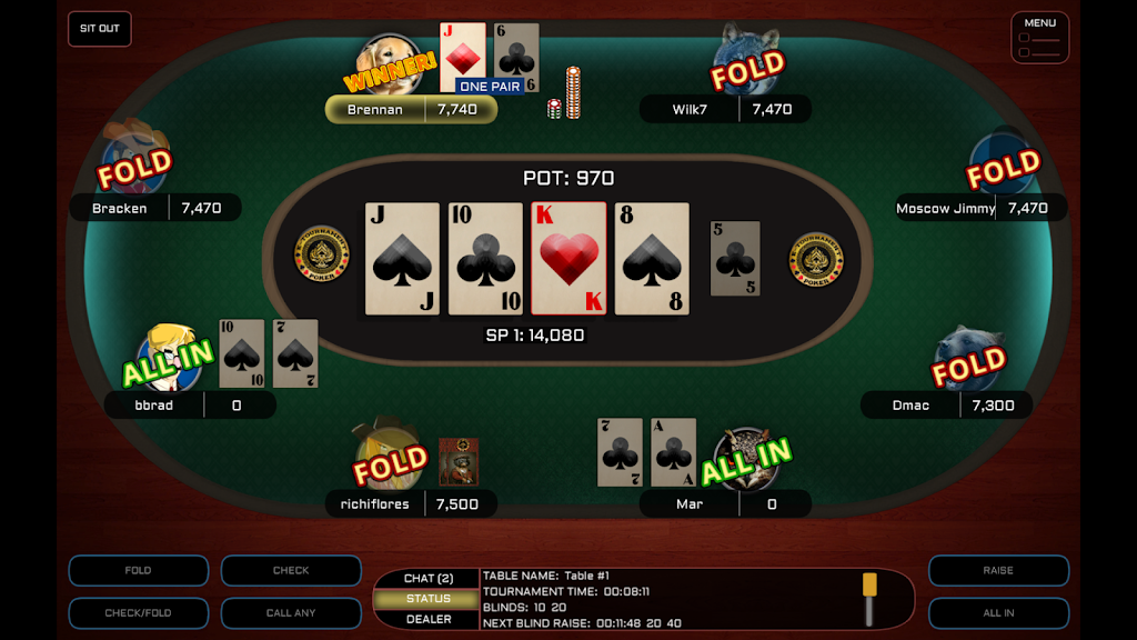 E-Tournament Poker Screenshot1