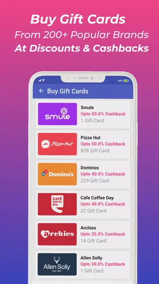 Zingoy: Gift Cards & Cashback Screenshot3