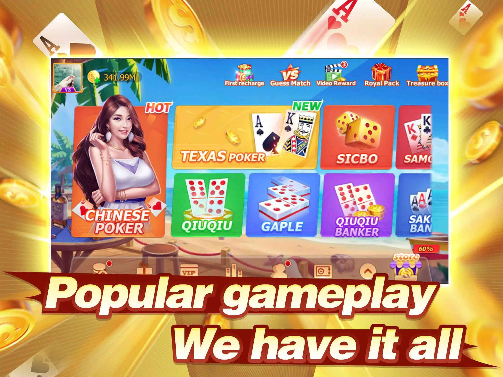 Capsa susun (Capsun) - Chinese Poker Screenshot3