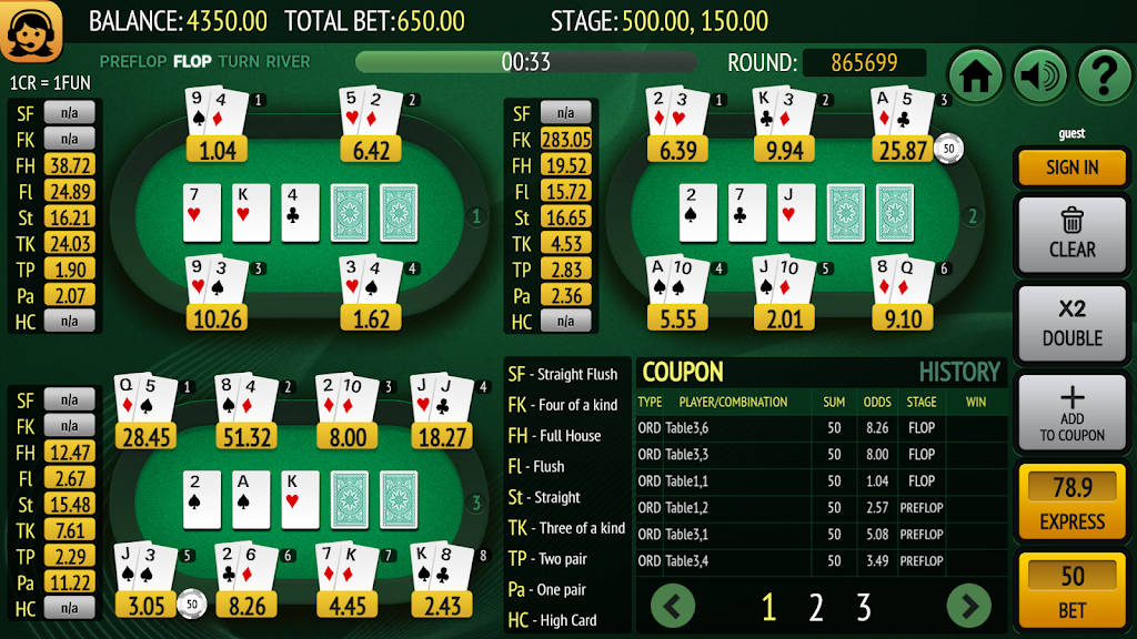 Bet on Poker Screenshot2