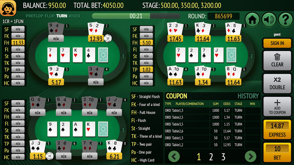 Bet on Poker Screenshot3