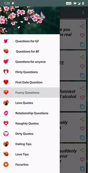 Romantic Questions to ask Screenshot1