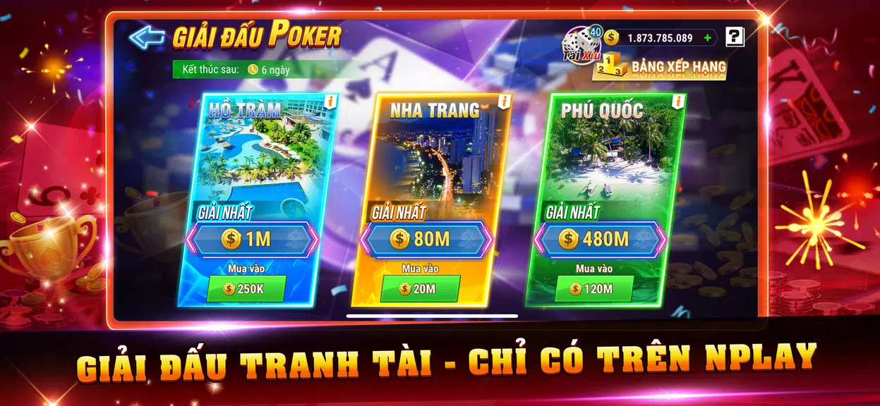 NPlay – Game Bài online, Tiến Lên, Xì Tố, Mậu Binh Screenshot2