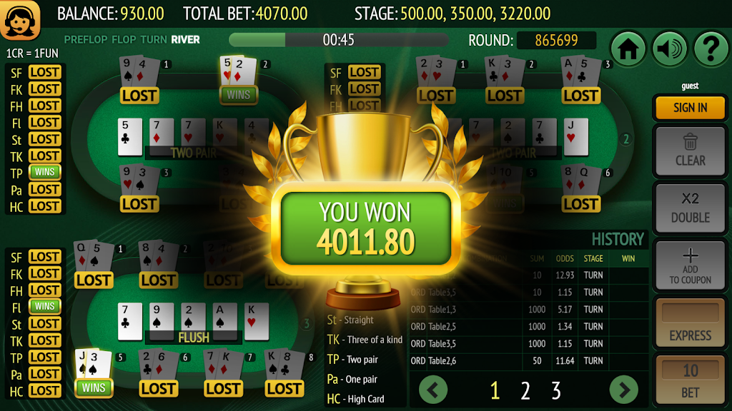 Bet on Poker Screenshot4