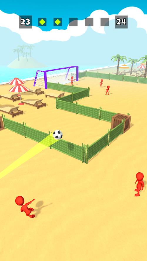 Crazy Kick! Fun Football game Screenshot1