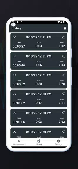 Vibration meter - Seismometer Screenshot3