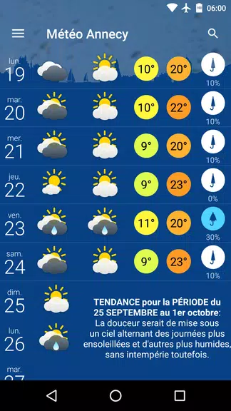 Météo Annecy Screenshot2