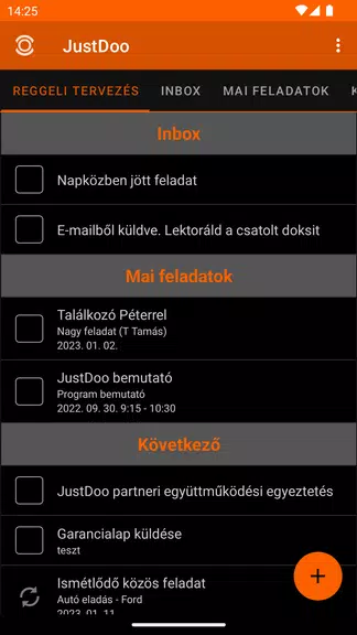 JustDoo Business Organizer Screenshot1