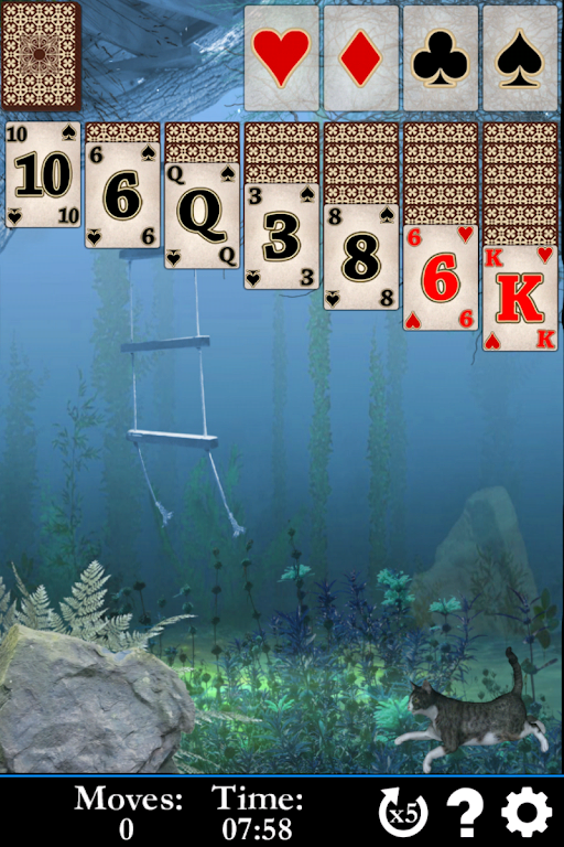 Pyramid Solitaire Water World Screenshot3