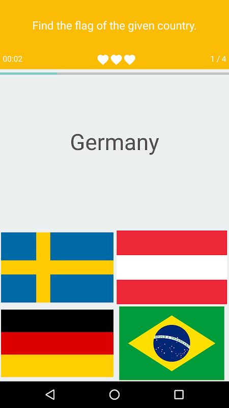 Flag Quiz: Countries, Capitals Screenshot1