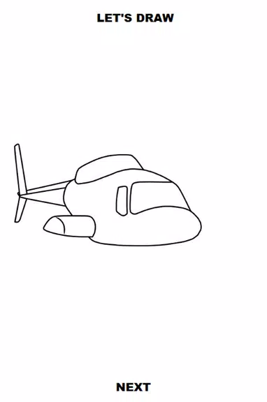 Draw Aircrafts: Helicopter Screenshot3