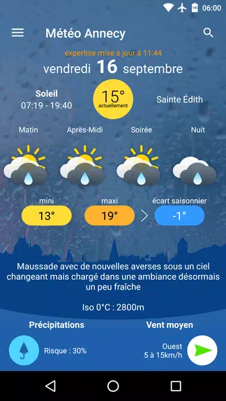 Météo Annecy Screenshot1