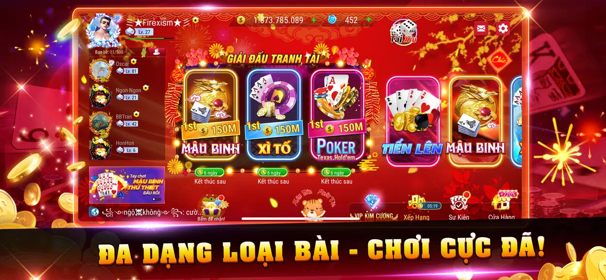 NPlay – Game Bài online, Tiến Lên, Xì Tố, Mậu Binh Screenshot1