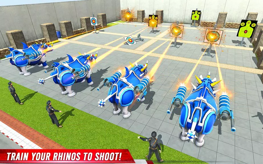 Rhino Robot: Mech Robot Game Screenshot2