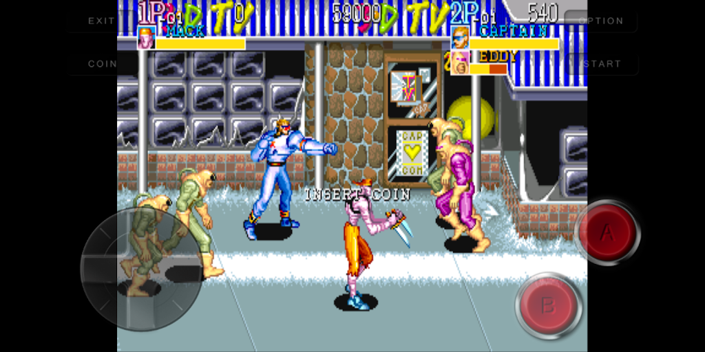 Code captain commando arcade Screenshot2