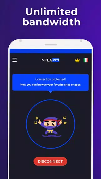 Ninja VPN - Gaming VPN Screenshot3